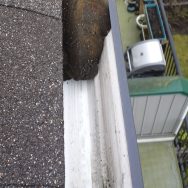 Sponge Gutter Cleaning