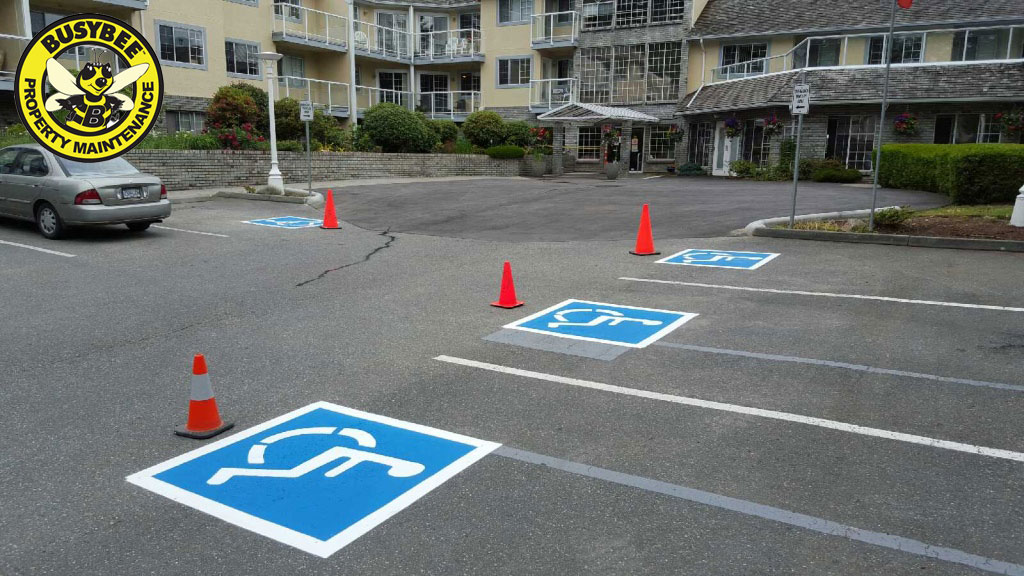 Parkade Line Painting